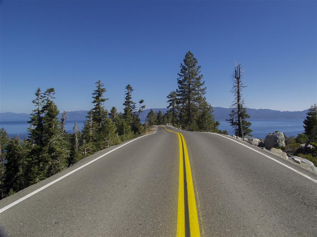 Road outside Eagle Lake trail, Lake Tahoe
